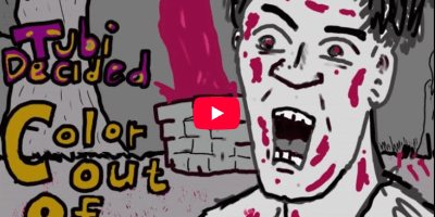 Color Out of Space fan drawing.