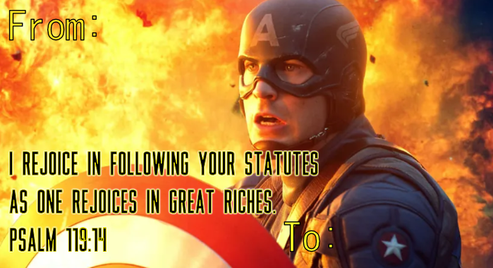 Captain America, Steve Rogers, standing in front of an explosion